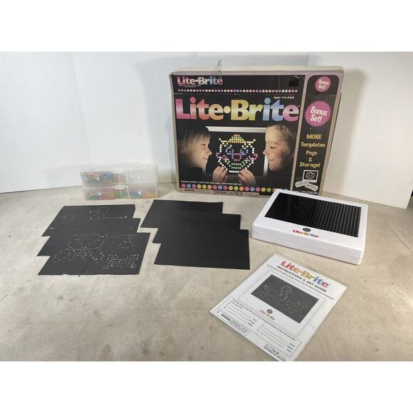 Lite Brite Magic Screen Bonus Set 326 Pieces - Picture 4 of 10
